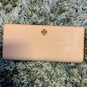 Light Pink Tory Burch Clutch
